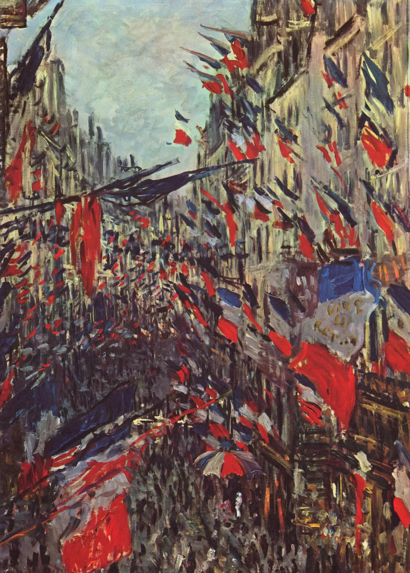 Улица Сен-Дени, праздник 30 июня 1878 года - Клод Моне
