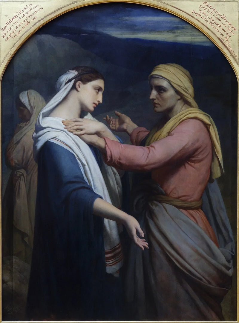 Рут и Ноэми, 1855 - Арі Шеффер
