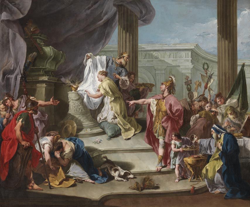 Sacrifice de la Polyxène - Giovanni Battista Pittoni - Alpha Reproduction