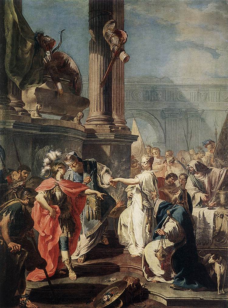 Sacrifice de Polyxène - Giovanni Battista Pittoni - Alpha Reproduction