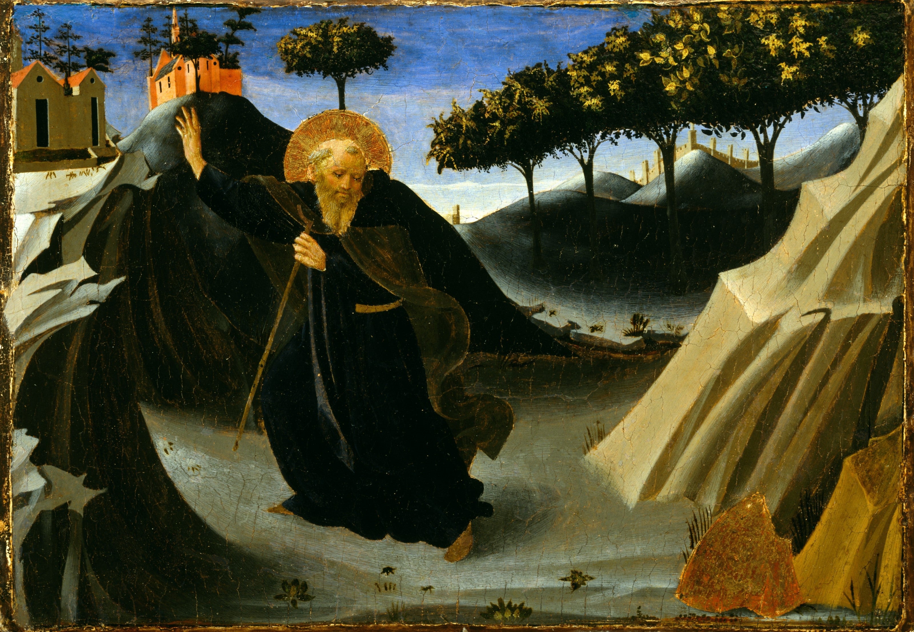 Saint Antoine Abbé évitant la messe d’or - Fra Angelico - Alpha Reproduction