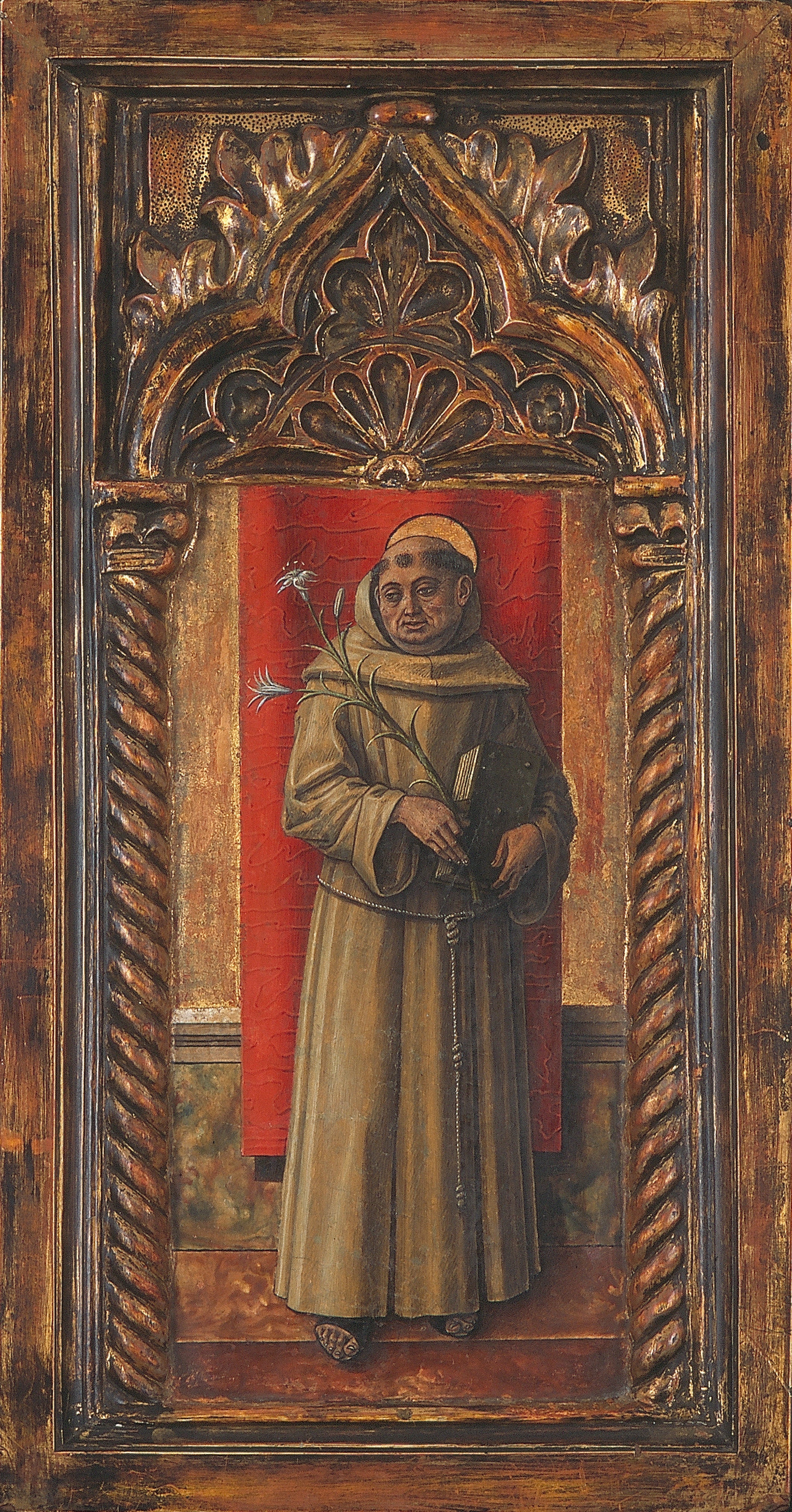 Saint Antoine de Padoue - Carlo Crivelli - Alpha Reproduction