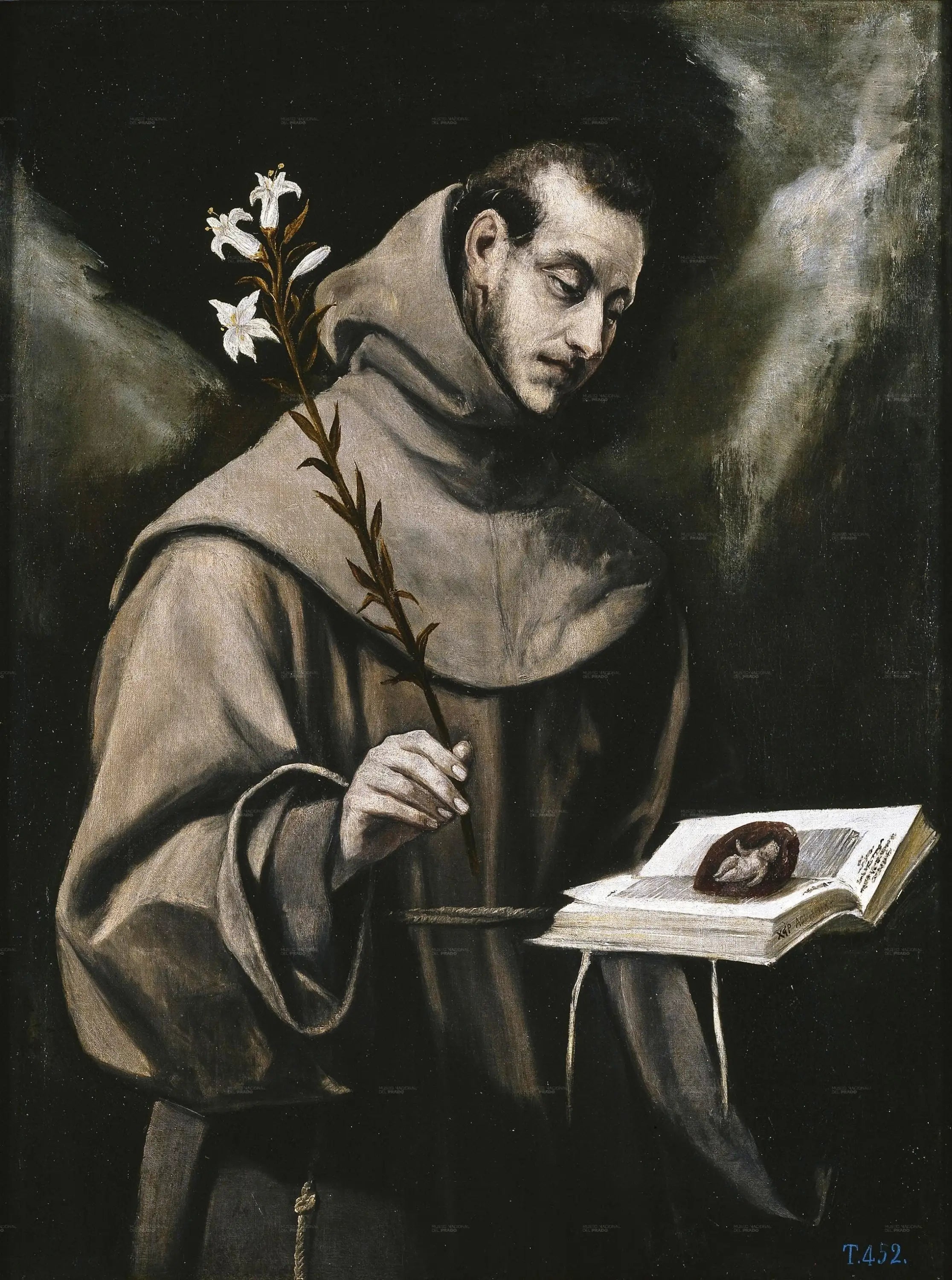 Saint Antoine de Padoue - El Greco image 1 tableau peint à l’huile sur toile
