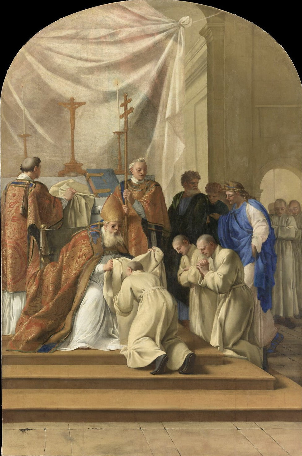 Saint Bruno prend l’habit monastique - Eustache Le Sueur - Alpha Reproduction