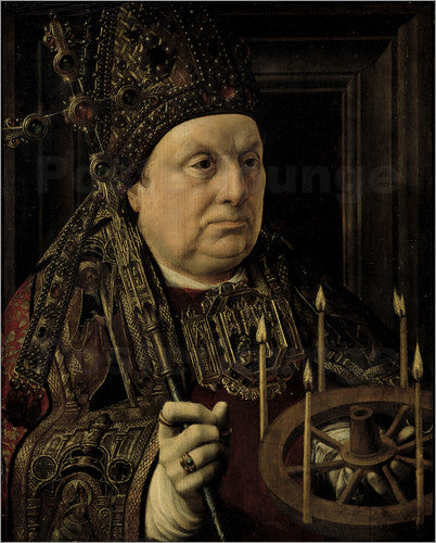 Saint Donatien. - Jan Gossaert image 1 reproduction artisanale de tableau