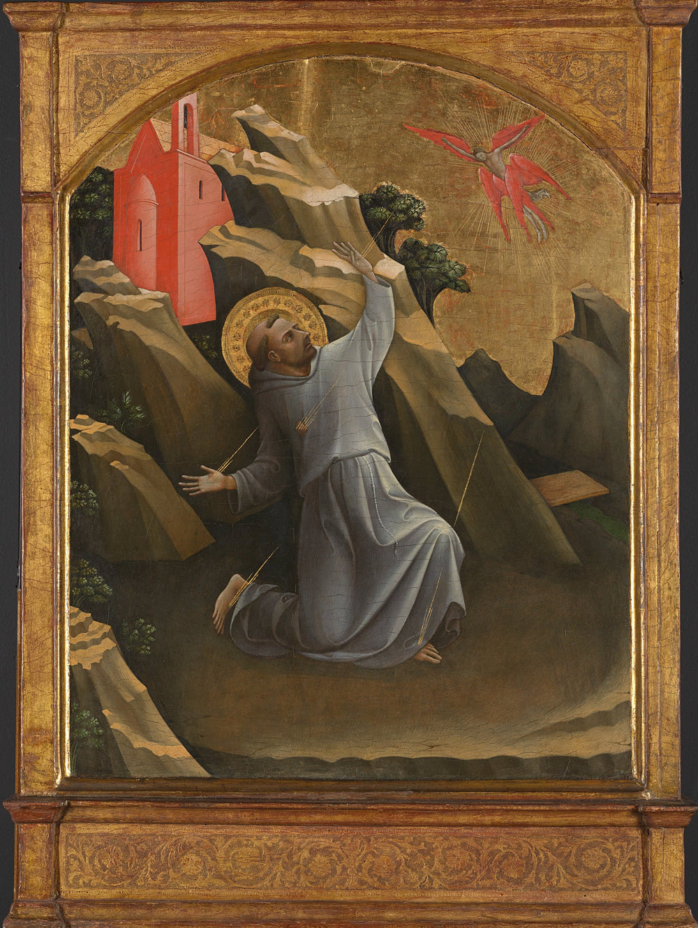 Saint François recevant les stigmates - Lorenzo Monaco - Alpha Reproduction