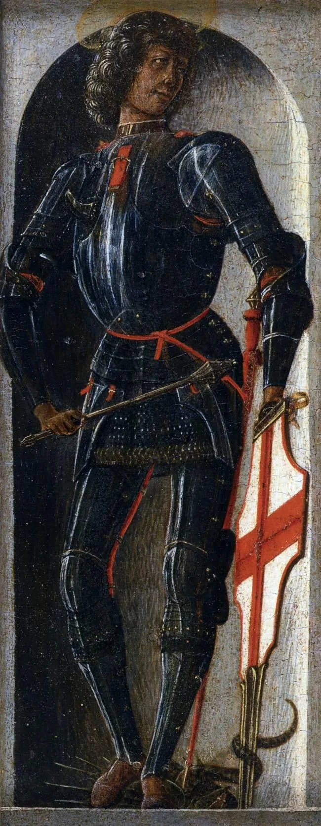 Saint George - Ercole de’ Roberti image 1 reproduction artisanale de tableau