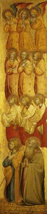 Святой Яков и (?) Святой Андрей с ангелами - Olivuccio di Ciccarello