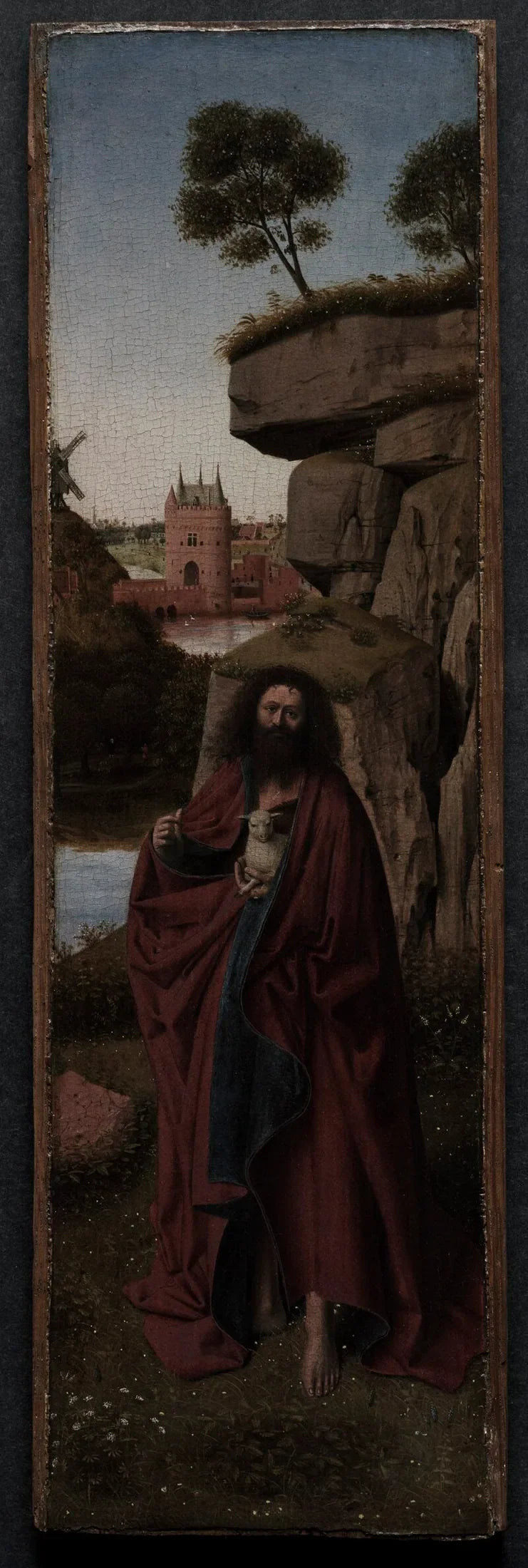 Святой Иоанн Креститель в пейзаже - Petrus Christus