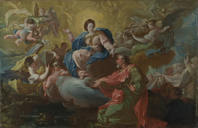 Saint Jean visité par la Vierge - Francisco Bayeu - Alpha Reproduction