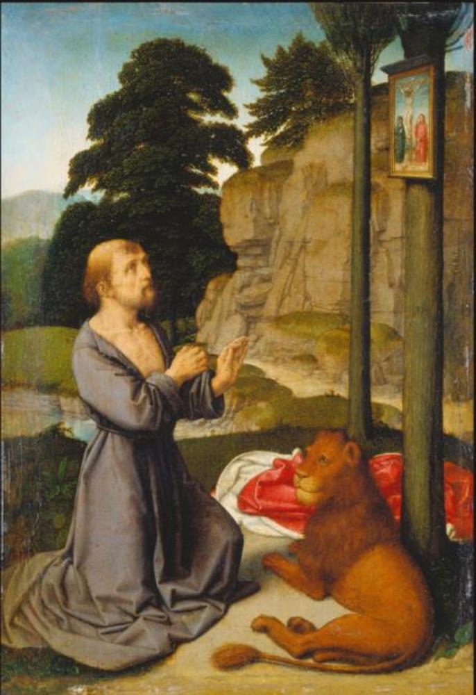 Saint Jérôme dans le désert - Gérard David - Alpha Reproduction