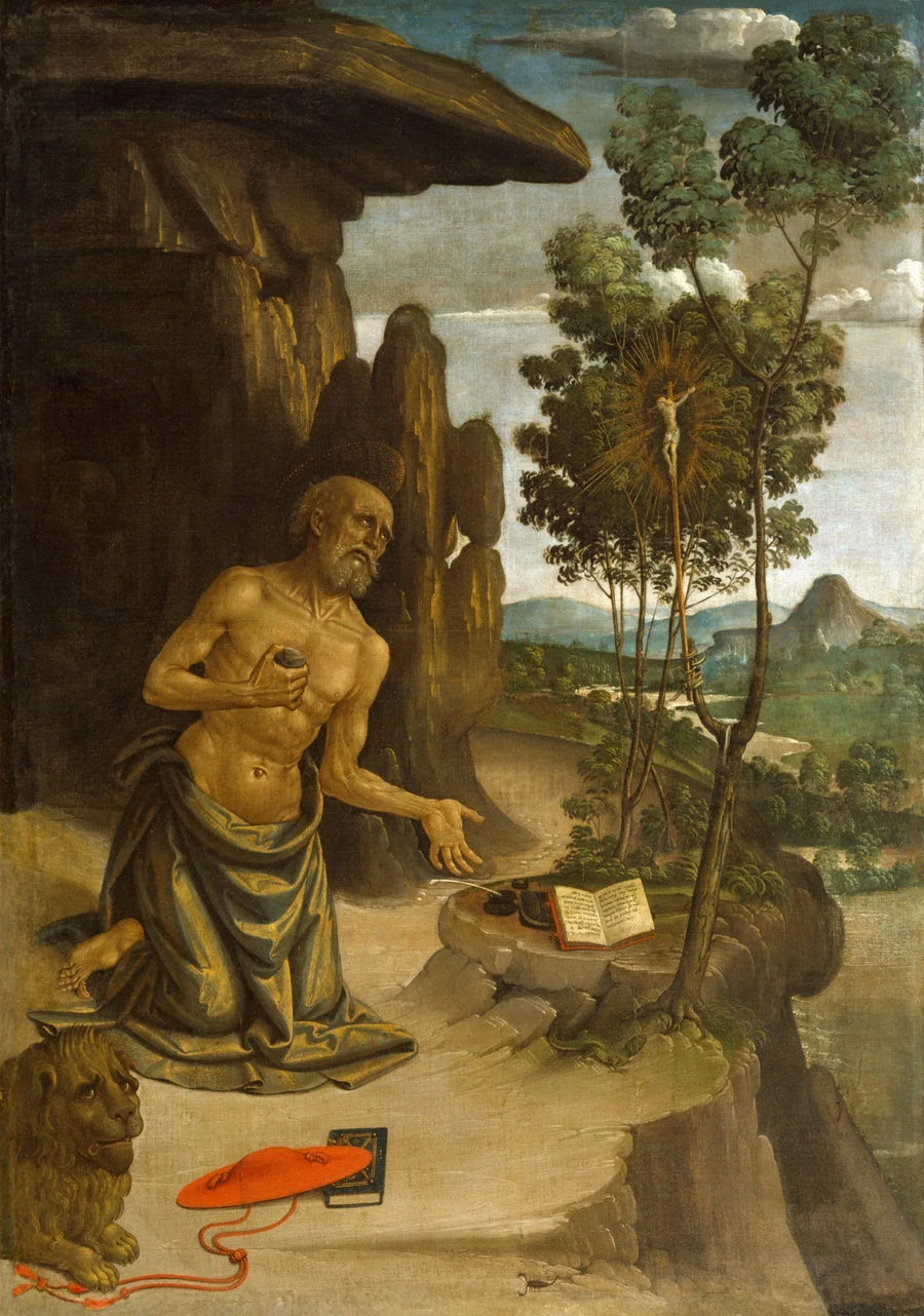 Святой Иероним в пустыне - Pinturicchio