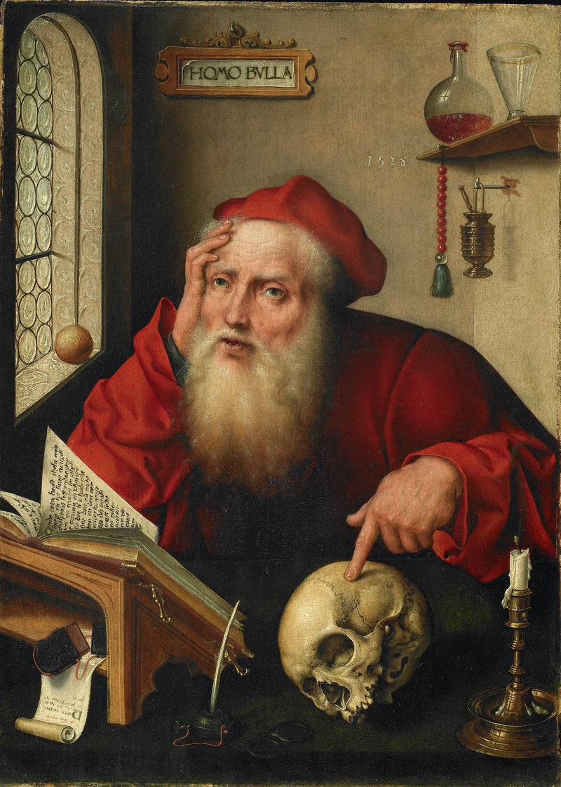 Святой Иероним в своем рабочем кабинете - Joos van Cleve