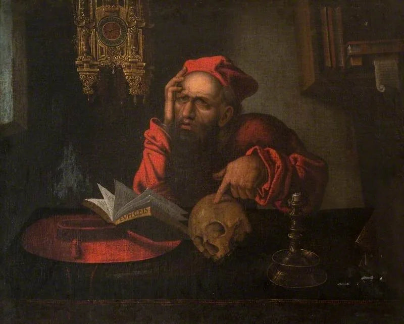 Святой Иероним в своем рабочем кабинете - Joos van Cleve