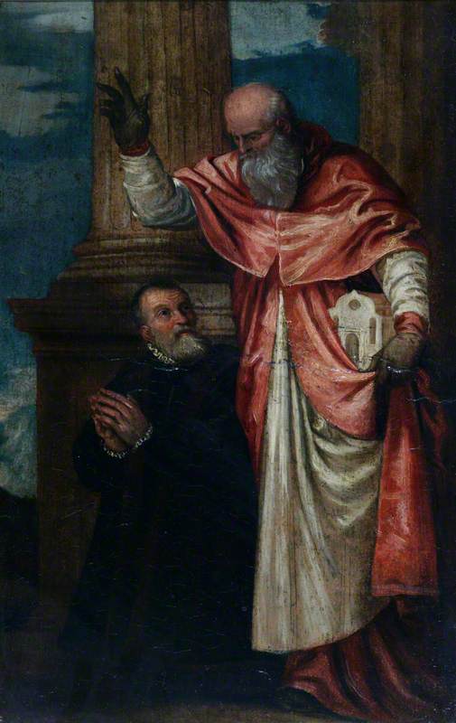 Saint Jérôme et un donateur - Paul Véronèse - Alpha Reproduction