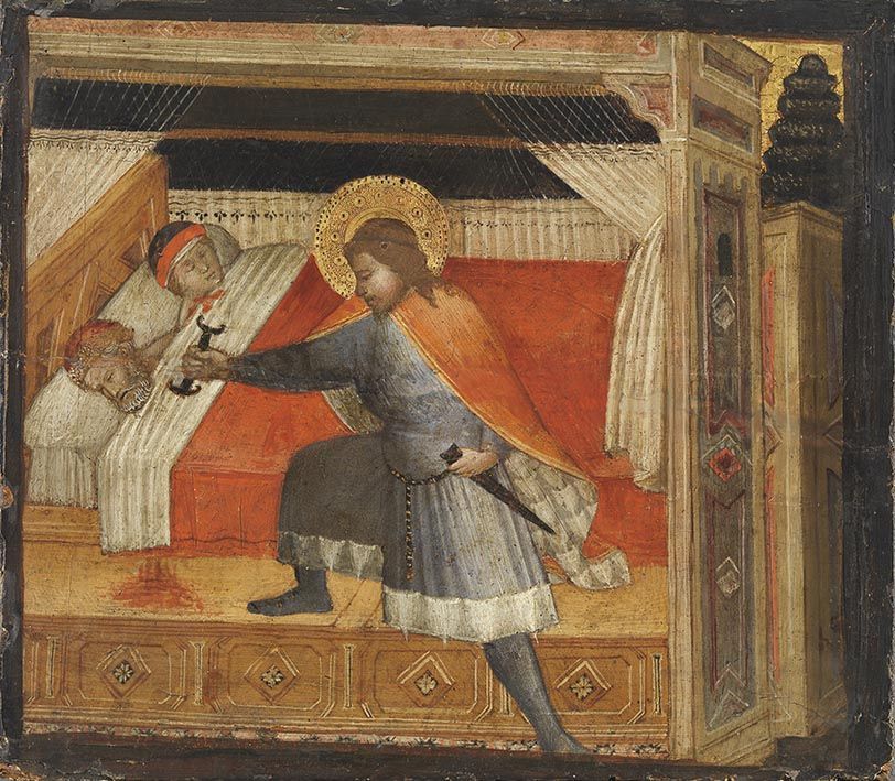 Saint Julien tuant ses parents - Agnolo Gaddi - Alpha Reproduction
