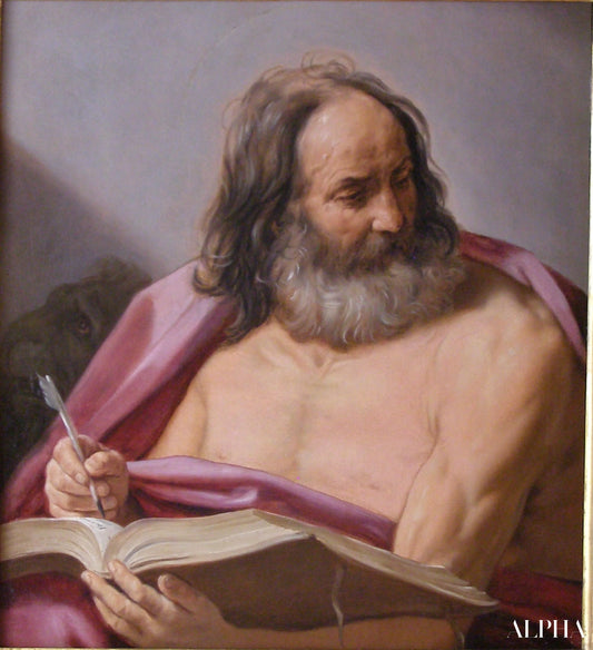 Reproduction du tableau « Saint Marc Évangéliste - Guido Reni » par Alpha Reproduction en peinture à l’huile