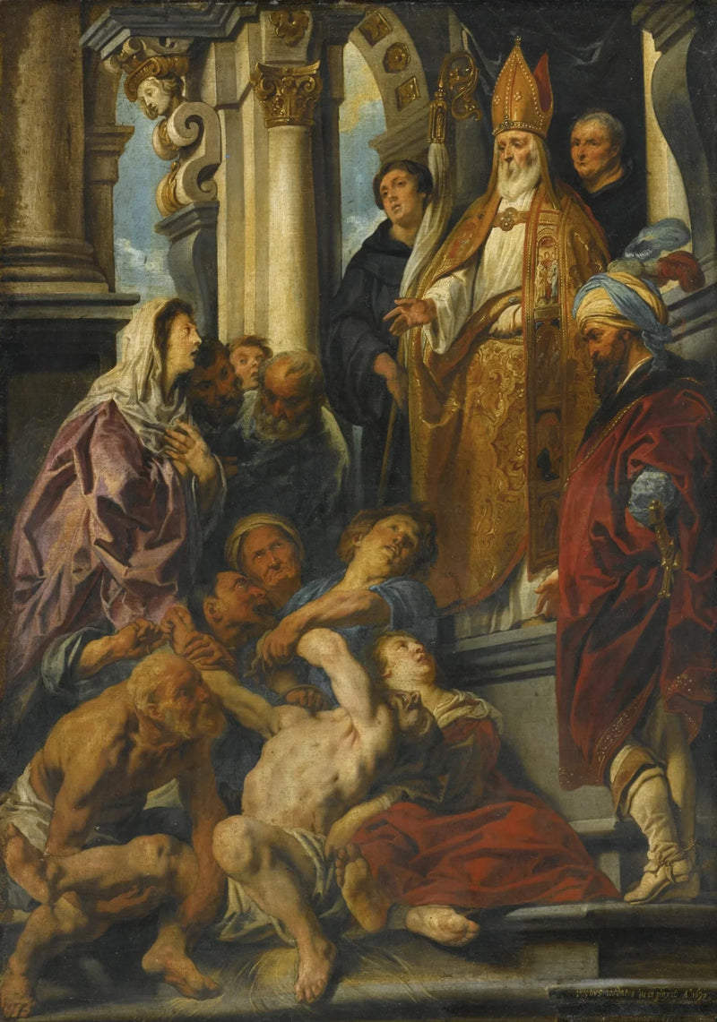 Saint Martin guérissant l'homme possédé - Jacob Jordaens