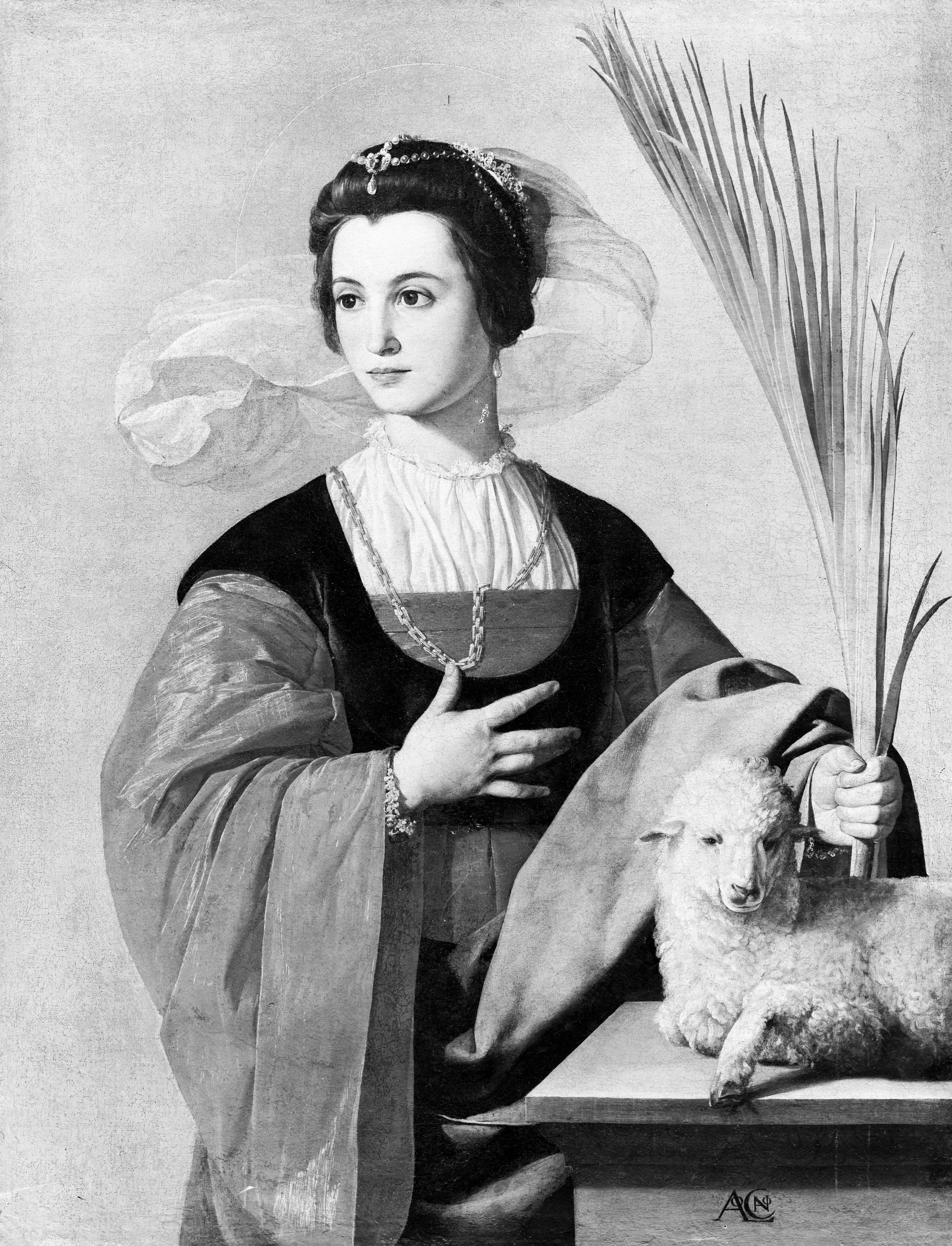 Sainte Agnès - Alonso Cano - Alpha Reproduction