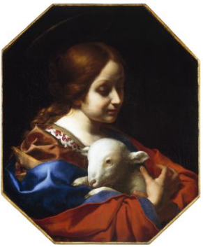 Sainte Agnès - Carlo Dolci - Alpha Reproduction
