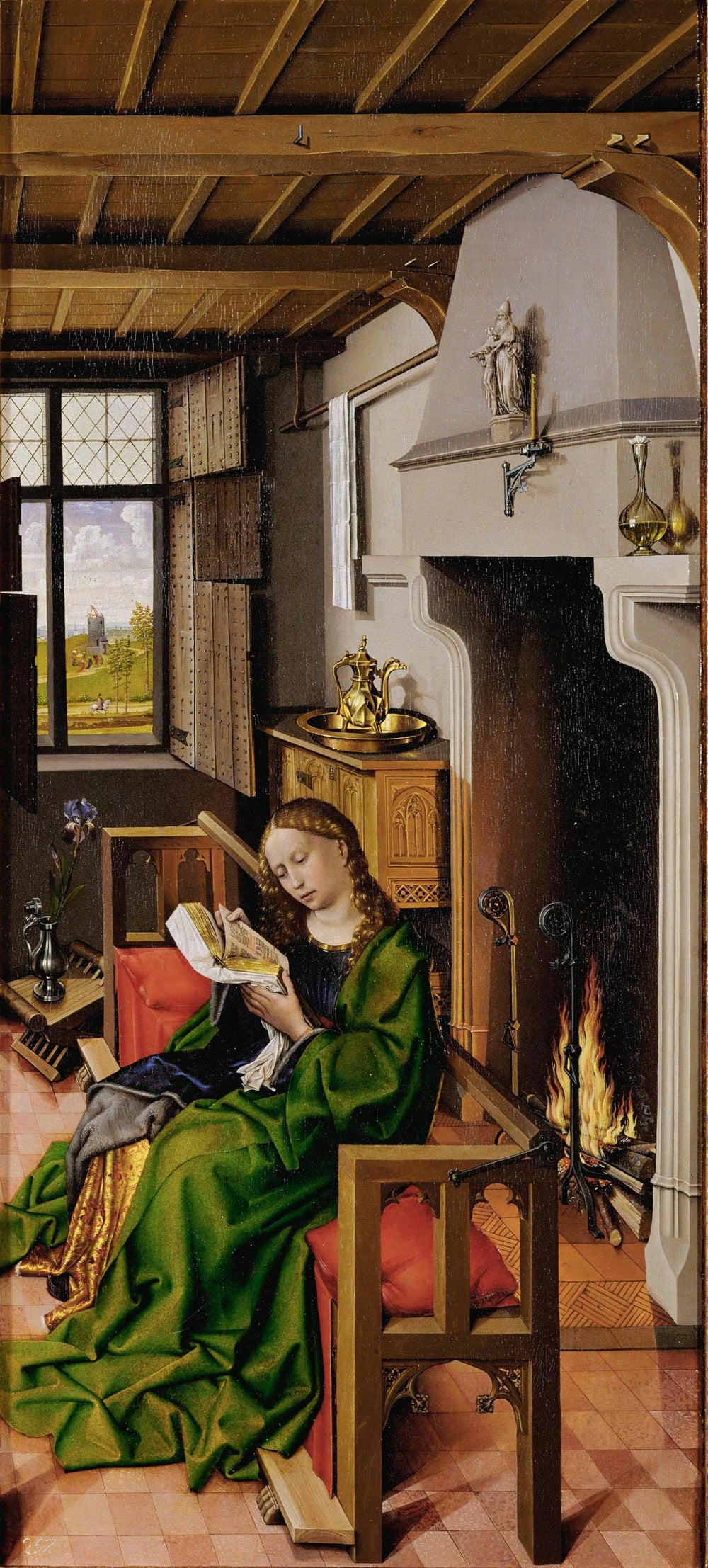 Sainte Barbe - Robert Campin - Alpha Reproduction