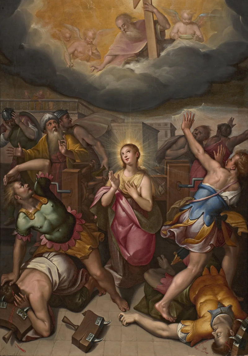Святая Екатерина Александрийская и чудо колеса - Денис Кальвэр