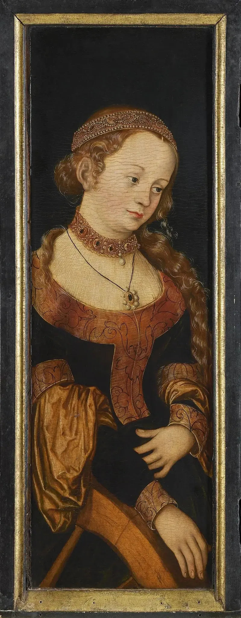 Санта Катерина Александрийская - Лукас Кранах Старший