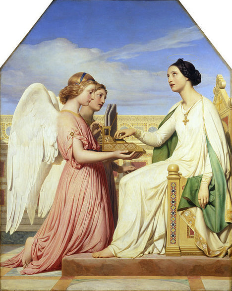Sainte Cécile et les Anges - Paul Delaroche - Alpha Reproduction