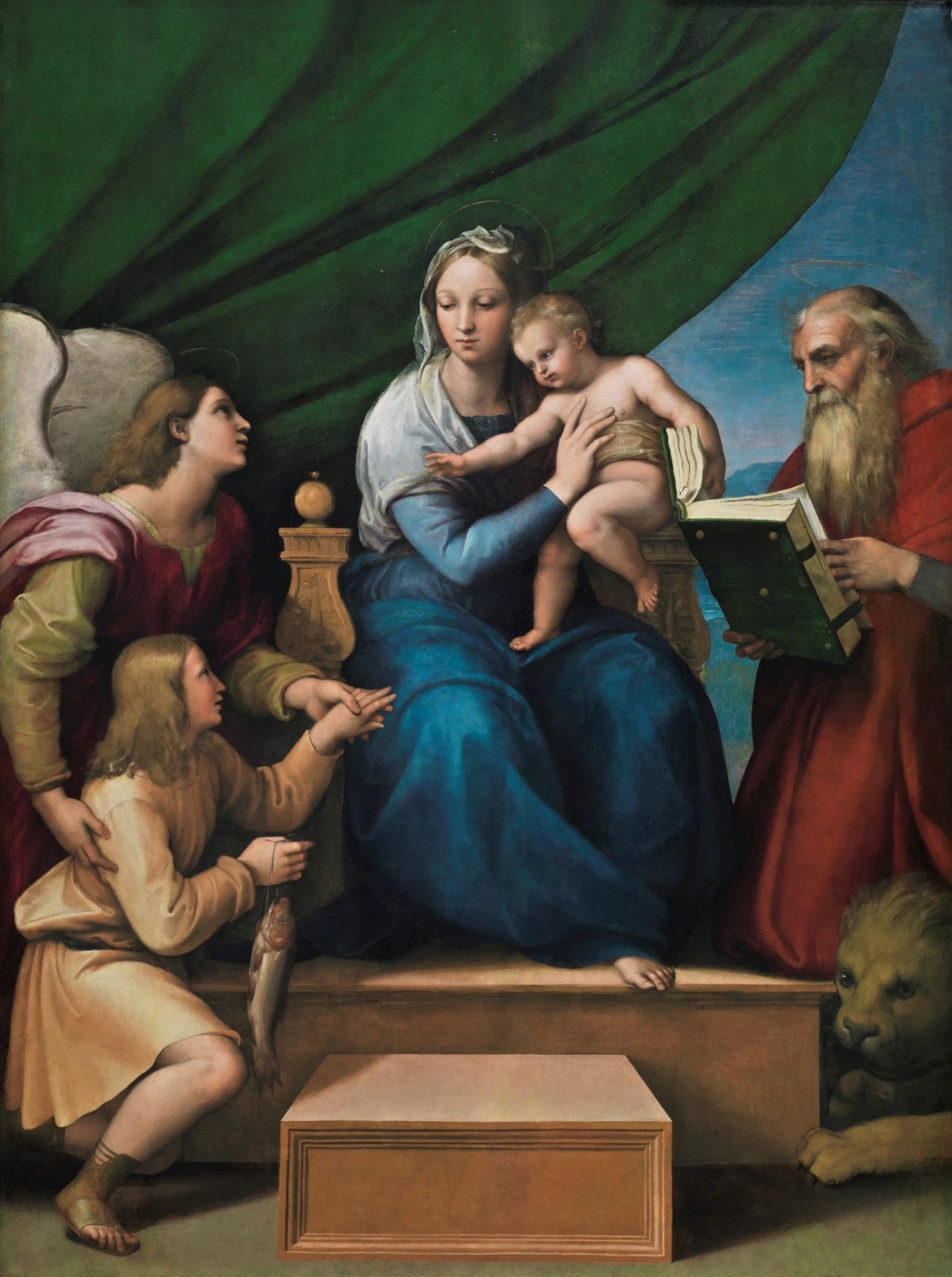 La Sainte Famille avec Raphaël, Tobias et saint Jérôme - Raphaël