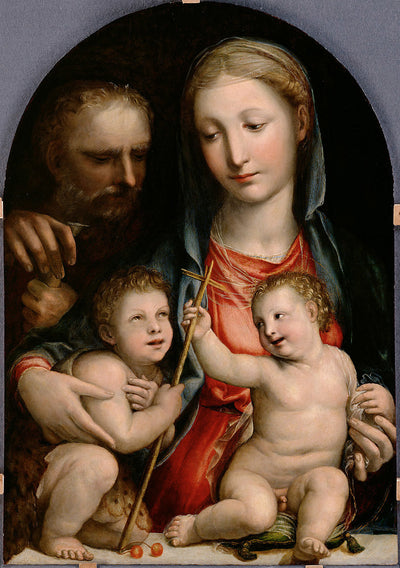 Sainte Famille avec Saint-Jean-Baptiste enfant - Il Sodoma (Giovanni Antonio Bazzi) - Alpha Reproduction