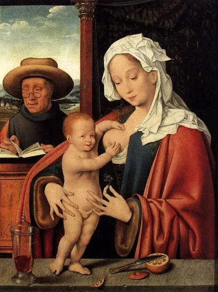 Святая семья - Joos van Cleve