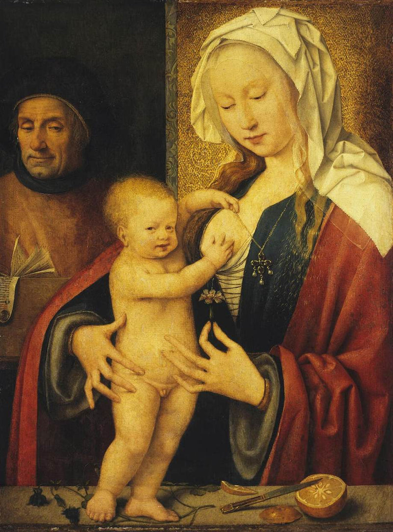 Святая семья - Joos van Cleve