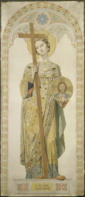 Святая Елена, императрица - Жан-Огюст-Доминик Ингр