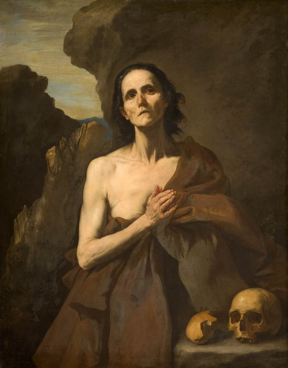 Sainte Marie l'Égyptienne - Jusepe de Ribera image 1 reproduction artisanale de tableau