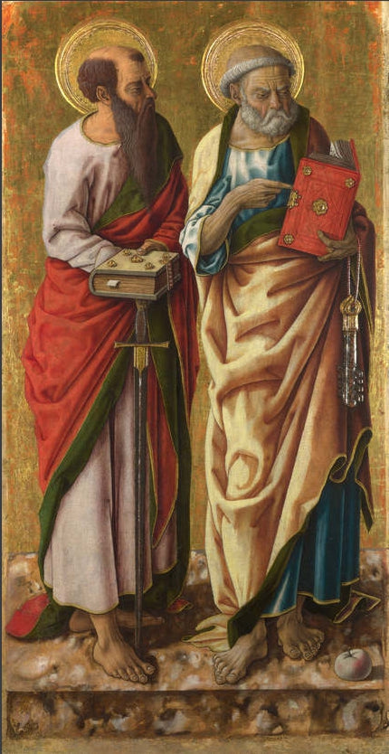Saints Pierre et Paul - Carlo Crivelli - Alpha Reproduction