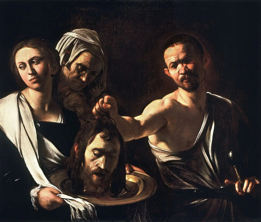 Salomé avec la tête de saint Jean-Baptiste - Le Caravage image 1 reproduction artisanale de tableau