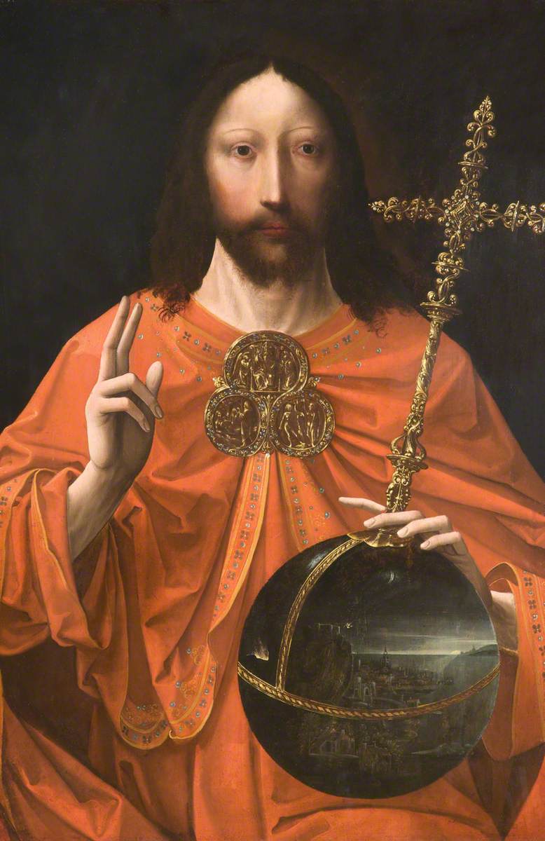 Salvator Mundi (Bénédiction du Christ) - Quentin Metsys - Alpha Reproduction
