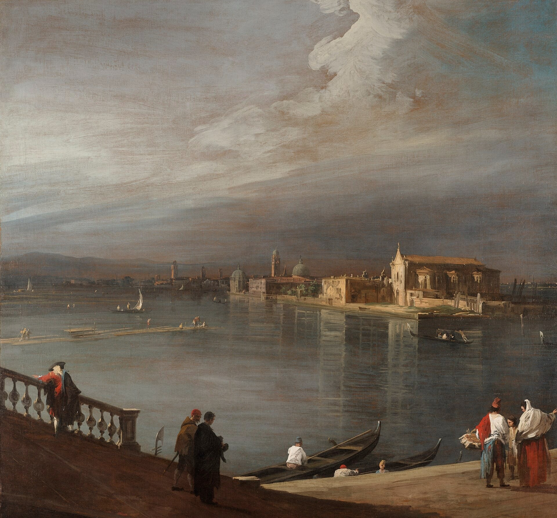 San Cristoforo San Michele et Murano depuis les Fondamenta Nuove Venise - Canaletto - Alpha Reproduction