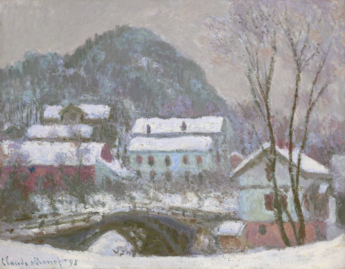 Сандвикен, Норвегия, снежный эффект W1398 - Клод Моне