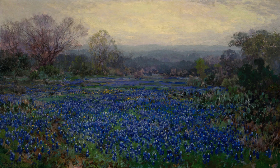 Без названия (Поле голубых люпинов) - Julian Onderdonk