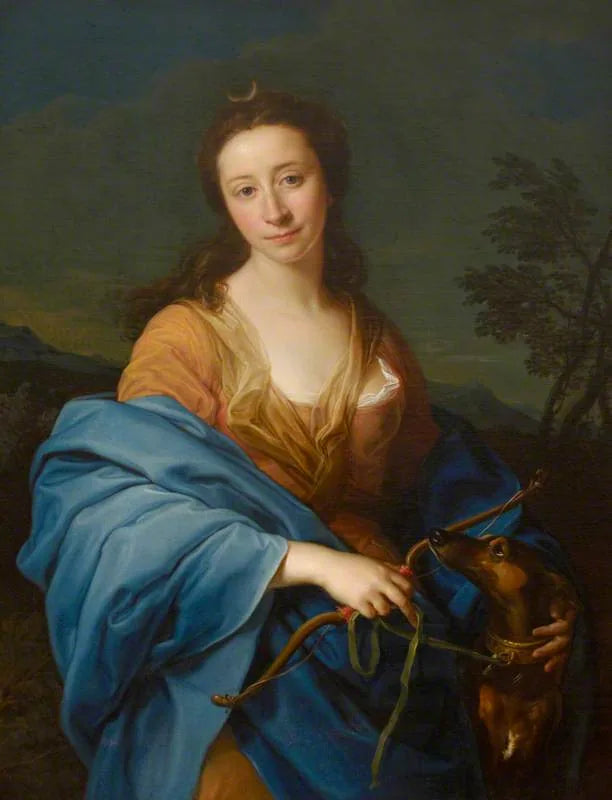 Сара Летиулье, леди Фетерстонхау (1722-1788), в роли Дианы - Помпео Батони