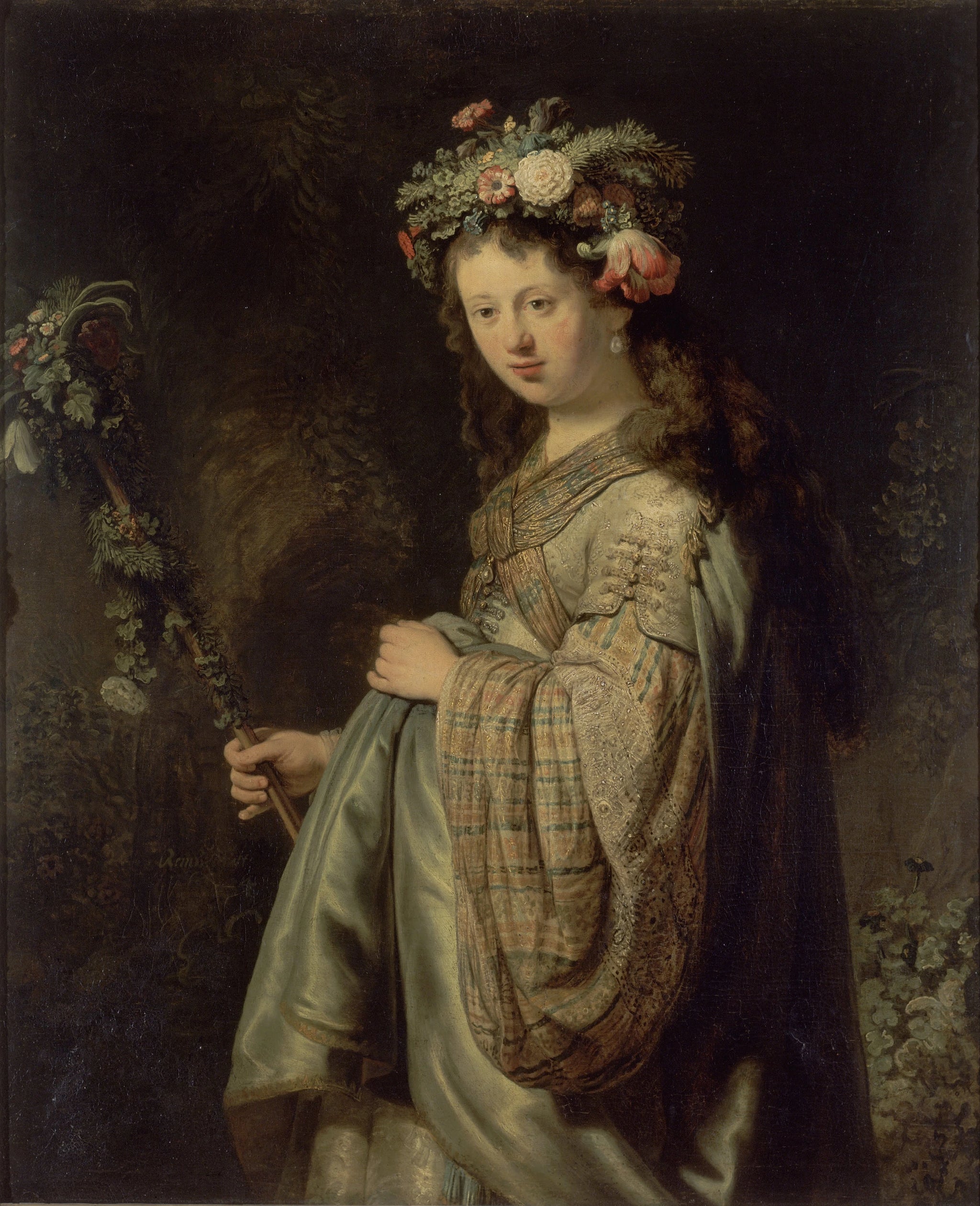 Saskia en Flore — Rembrandt