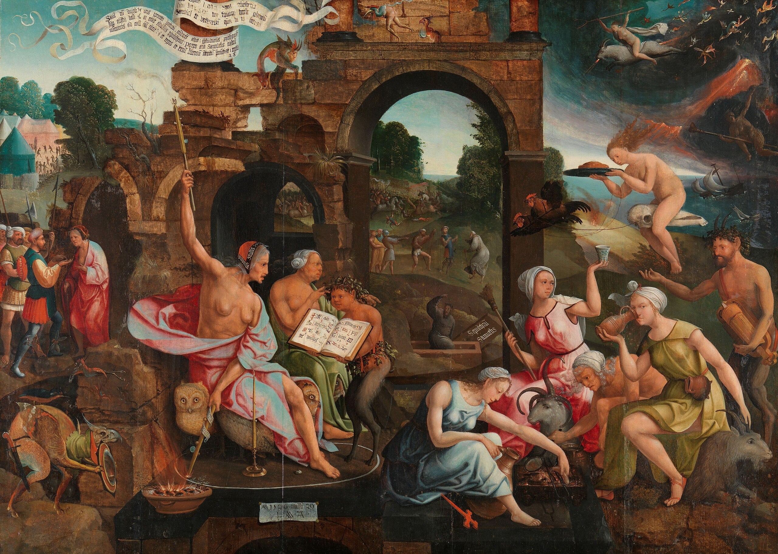 Saül et la sorcière d’Endor - Jacob Cornelisz van Oostsanen - Alpha Reproduction