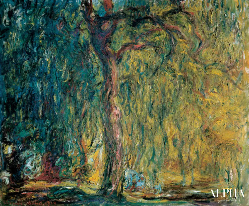 Saule pleureur, 1918 - Claude Monet - Reproductions de tableaux et peintures haut de gamme