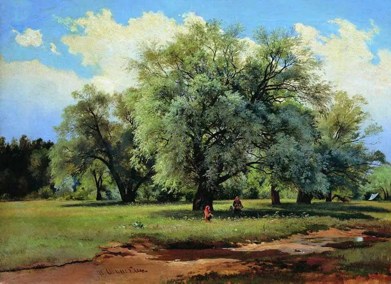 Ивы, освещённые солнцем - Иван Чихкин