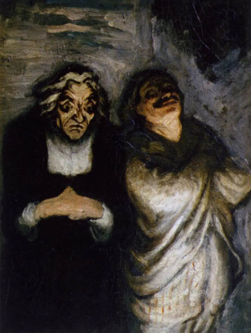 Комедийная сцена - Honoré Daumier