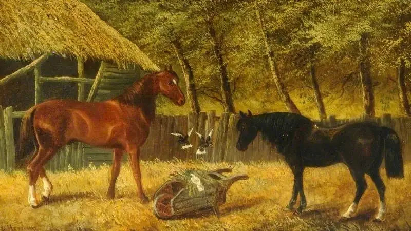 Фермерская сцена - Джон Фредерик Херринг-старший