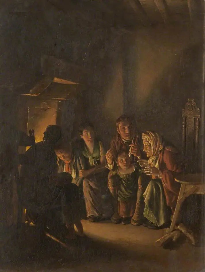 Домашняя сцена - Давид Тенье младший