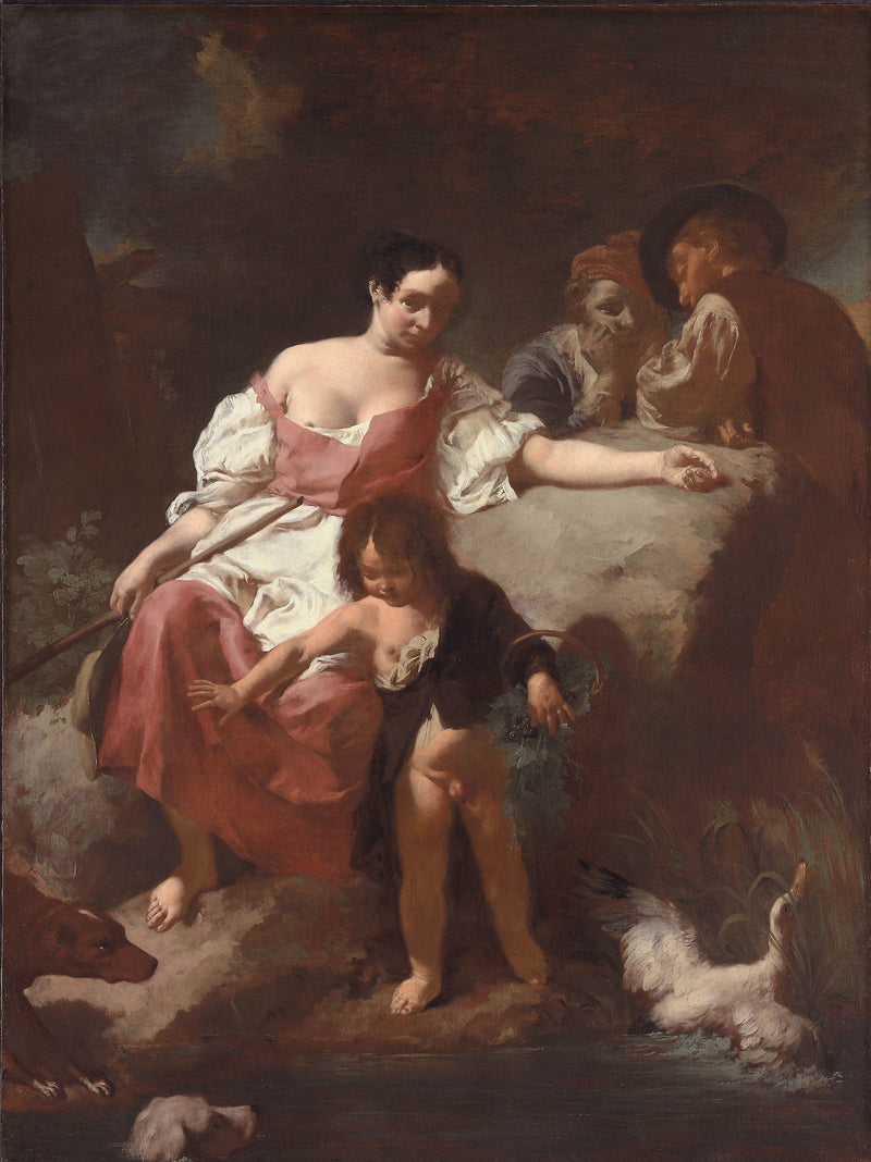Пасторальная сцена - Giovanni Battista Piazzetta