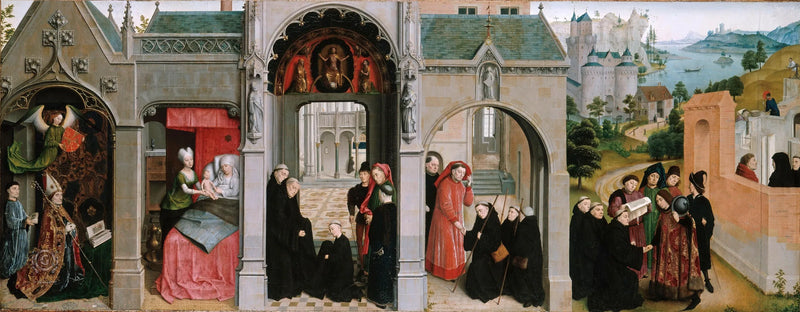 Scènes de la vie de saint Bertin - Simon Marmion